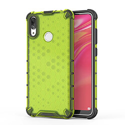 Wewoo Coque PC + TPU antichoc en nid d'abeille pour Huawei Y7 2019 Vert