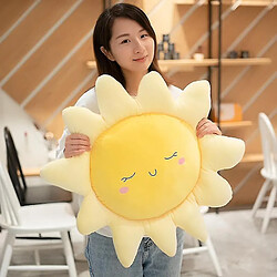 Universal 35 cm soleil 1 pièce 35 cm adorable soleil et nuage peluche coussin fourré douce peluche créative soleil nuage jouet