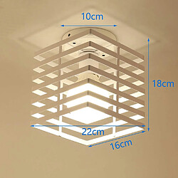 Acheter Stoex Plafonnier Industrielle Cage Lustre Suspension en Métal Fer Luminaire pour Chamb