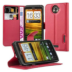 Cadorabo Coque HTC ONE X / X+ Etui en Rouge