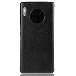 Wewoo Coque Rigide Pour Huawei Mate 30 Pro Shockproof Litchi PC + PU Case Black