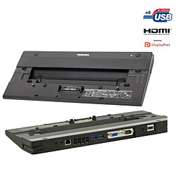 Station d'Accueil Toshiba Hi-Speed Port Replicator II PA3916E-1PRP HDMI USB VGA - Occasion