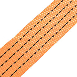 vidaXL Sangle d’arrimage à cliquet 4 pcs 2 tonnes 8 m x 50 mm Orange pas cher