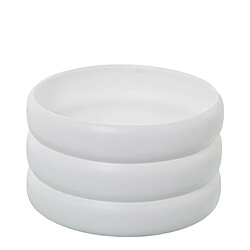 Cache-pot Alexandra House Living Blanc Céramique 25 x 15 x 25 cm