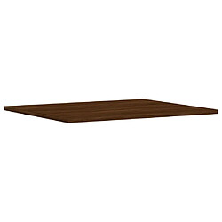 Avis vidaXL Étagères murales 4 pcs chêne marron 60x50x1,5cm bois ingénierie