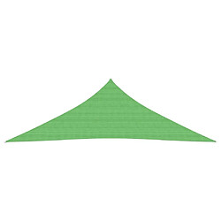 Maison Chic Voile d'ombrage | Voile de parasol | Toile d'ombrage 160 g/m² Vert clair 3x3x4,2 m PEHD -MN87703