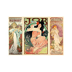 Artgeist Papier peint - Alphonse Mucha. Women's [350x245]