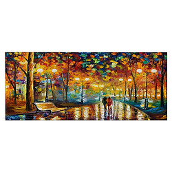 EPIKASA Impression sur Toile Sous la Pluie 2, Multicouleur, Polyester, 100x3x70 cm