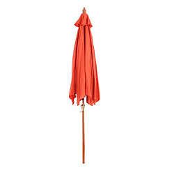 Acheter Decoshop26 Parasol en bois de jardin 3m stable inclinable manivelle terracotta 04_0003807