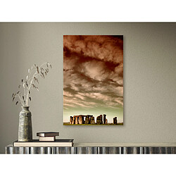 Artgeist Tableau - Clouds Over Stonehenge (1 Part) Vertical [20x30]