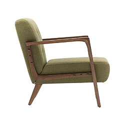 Acheter Hanah Home Fauteuil en tissu vert Kemer.