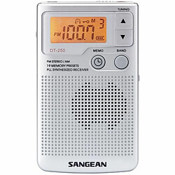 Radio Sangean DT250S Argenté