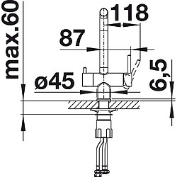 Avis BLANCO Robinet de filtre, 525227