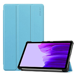 Enkay Etui en PU Réveil automatique en veille avec support tripliure et porte-stylo bleu clair pour votre Samsung Galaxy Tab A7 Lite 8.7 pouces T220/T225