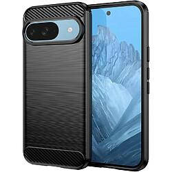 Coque de protection brossée noire pour Google Pixel 9 Pro 5G souple Antichoc XEPTIO