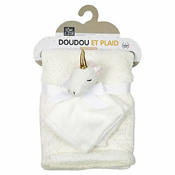 Acheter Ludendo Peluche doudou plaid Licorne