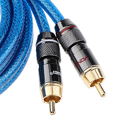 Avis 2 XLR mâle à 2 RCA mâle câble audio HIFI pour mélangeur d'amplificateur 150cm