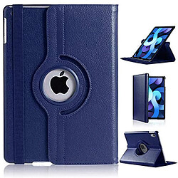 Xeptio Etui rotatif 360 degrés bleu Apple iPad AIR 4 10,9 pouces 2020 / iPad AIR 5 M1 2022 - Housse Pochette bleue protection iPad Air 4eme / 5eme generation