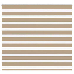 vidaXL Store zèbre marron sable largeur du tissu 155,9 cm polyester