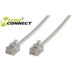 Avis Disney Microconnect RJ12/RJ11 2 m 2 m Blanc Câble téléphonique