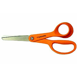 Fiskars Ciseau classic pour droitier bout rond longueur 13 cm Orange