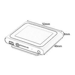 Avis Universal Écran LCD portable de 1,8 pouces affichant la sixième génération de lecteur MP4 de média musical