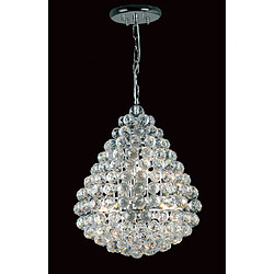 Lumière Chandelier Marseille Chrome 8 ampoules 54cm