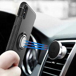 Avis Wewoo Coque renforcée noir pour iPhone X Magnétique 360 Degrés Rotation Ring Armure Housse de protection