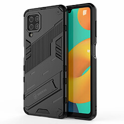 Coque en TPU antichoc avec béquille noir pour votre Samsung Galaxy M32 (Global Version)