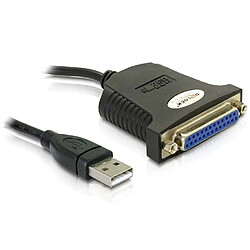 DeLOCK USB 1.1 parallel adapter USB 1.1 DB25 adaptateur et connecteur de câbles