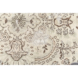 Avis Vidal Tapis de laine 272x163 brun Ultra Vintage