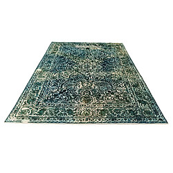 Avis Vidal Tapis de laine 290x191 vert Vintage Royal