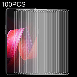 Wewoo Film en verre trempé 100 PCS 9H 2.5D pour OPPO R15 / R15 Pro