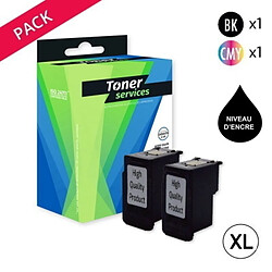 TONER SERVICES Compatible Canon PG545XL/CL546XL Pk 2 cartouches noir/coul (8287B005)