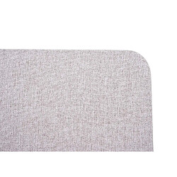 Mendler Paroi de séparation acoustique HWC-G75, Protection visuelle pour bureau, panneau, tissu ~ 120x60cm, gris