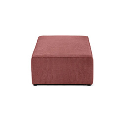 Avis Bestmobilier Topaze - pouf - en velours texturé