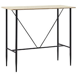 vidaXL Ensemble de bar 5 pcs Tissu Noir