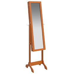 vidaXL Miroir sur pied 34x37x146 cm