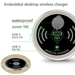 Universal Chargeur sans fil Qi rapide 15W 10W 7.5W Chargeur rapide 3.0 Chargeur intégré | Chargeur sans fil pour Samsung Galaxy