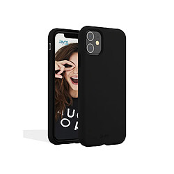 JAYM Coque Silicone Premium pour iPhone 14 Pro Max - Noir