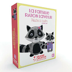 Graines Creatives La famille raton laveur - Peluches à coudre