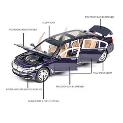 Universal 1: 24 Modèle de voiture Alliage Voiture Moule Moulage Jouet Modèle Jouet Enfant Collection Livraison gratuite | Voiture jouet moulée sous pression(Bleu)