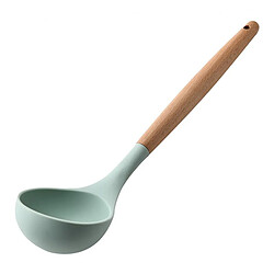 Acheter Ensemble D'ustensiles De Cuisine En Silicone 2 Pièces Avec Cuillère à Soupe En Bois