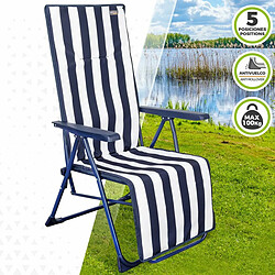 Avis Aktive Chaise longue Aktive - Bleu Marine