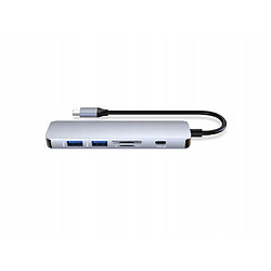 GUPBOO Adaptateur Huawei HUB USB-C 6 en 1 USB HDMI 4K SD PD,JL168