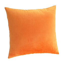 Acheter housse de coussin décorative housse de coussin en velours taie d'oreiller orange 60 x 60cm