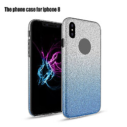 Acheter Universal 3-en-1 Case de protection de téléphone portable brillant Bling Mobile Phone Cover pour iPhone X