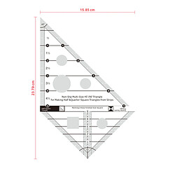 Avis Règles de coupe Outil anti-fissure Rectangle Triangle