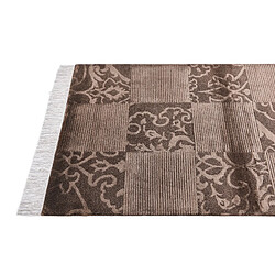 Acheter Vidal Tapis de laine 140x81 brun Darya