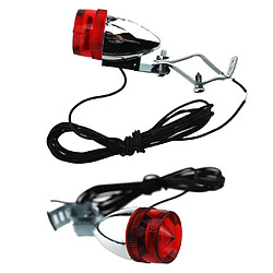 Phare De Dynamo 12v 6w + Kit De Lumière Queue Adapte Vélo Motor pas cher